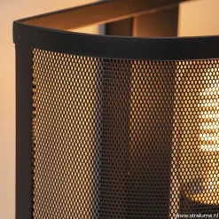 Best Straluma Industrieel landelijke wandlamp met gaas