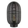 Clearance Straluma Industriële draad tafellamp Ophra zwart