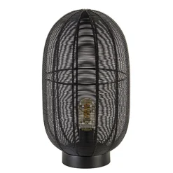 Clearance Straluma Industriële draad tafellamp Ophra zwart
