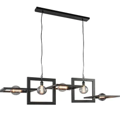 Cheap Straluma Industriële hanglamp mat zwart metalen frame