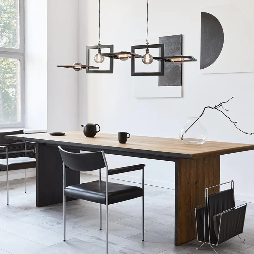 Cheap Straluma Industriële hanglamp mat zwart metalen frame