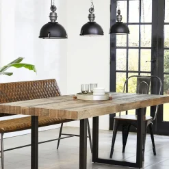 Outlet Straluma Industriële 3-lichts hanglamp bikkel mat zwart
