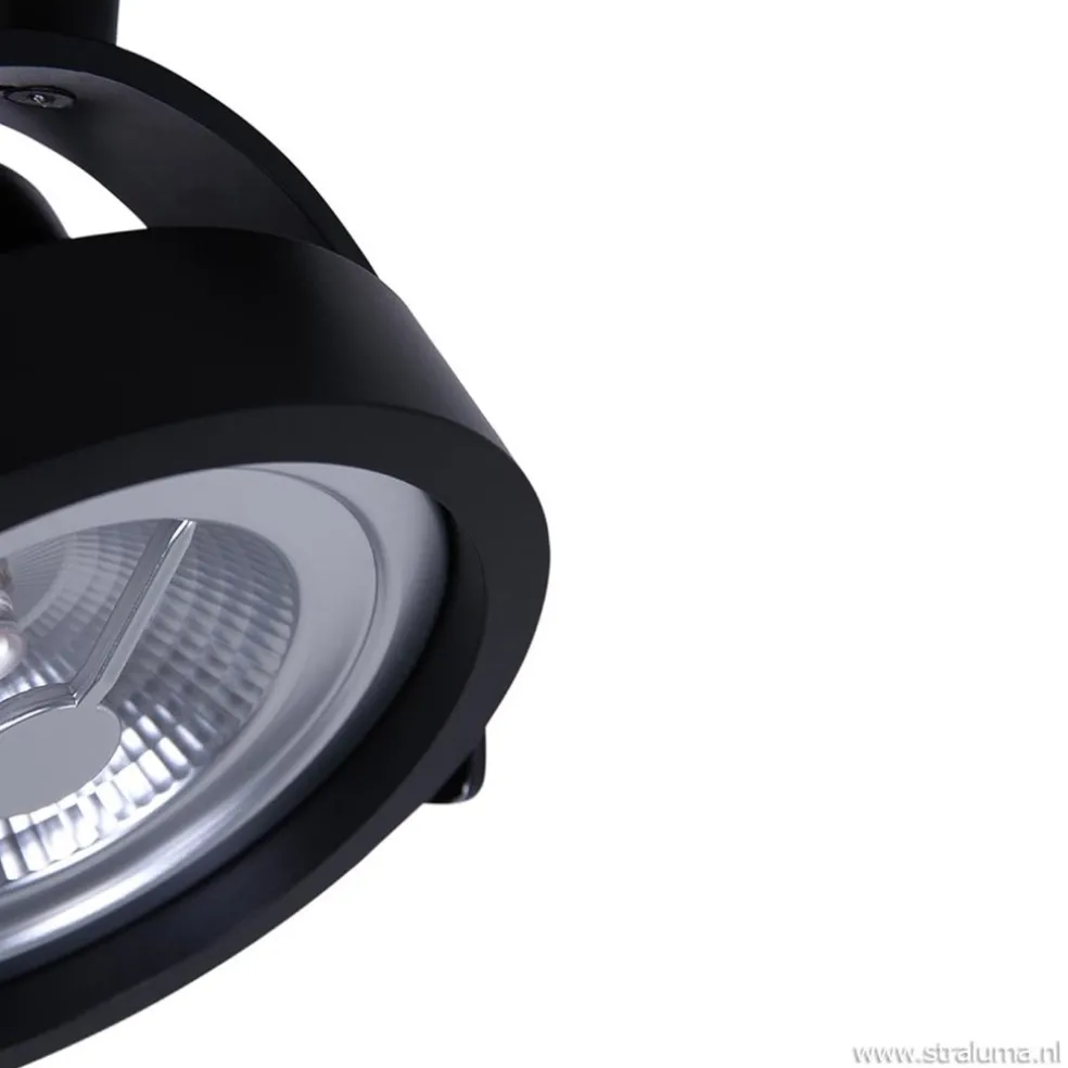 Discount Straluma Industriële plafondspot zwart inclusief LED