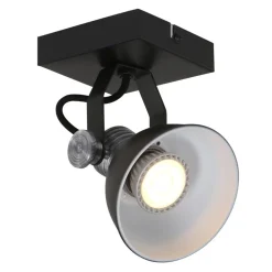 Online Straluma Industriële plafond/wandspot zwart inclusief LED