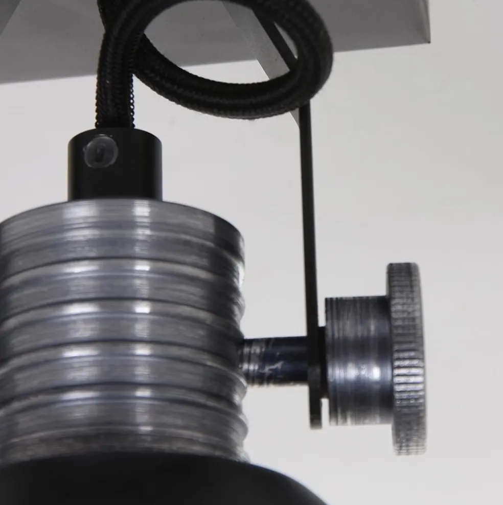 Online Straluma Industriële plafond/wandspot zwart inclusief LED