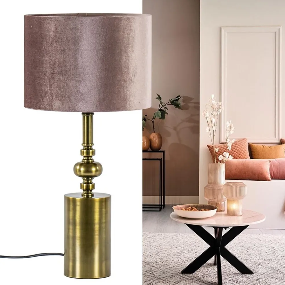 Cheap Straluma Klassieke lampvoet Helabima antiek brons excl. kap
