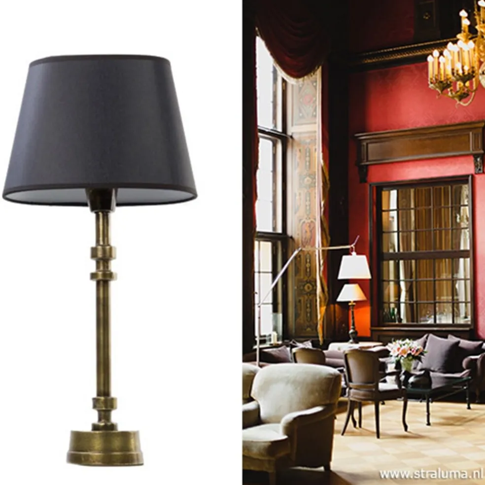Flash Sale Straluma Klassieke lampvoet-tafellamp brons