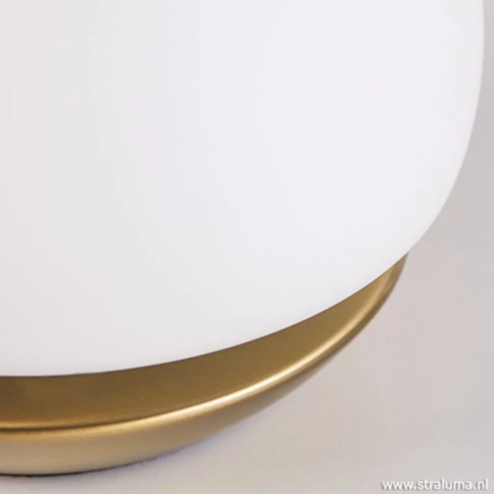 Discount Straluma Klassieke LED tafellamp brons dimbaar