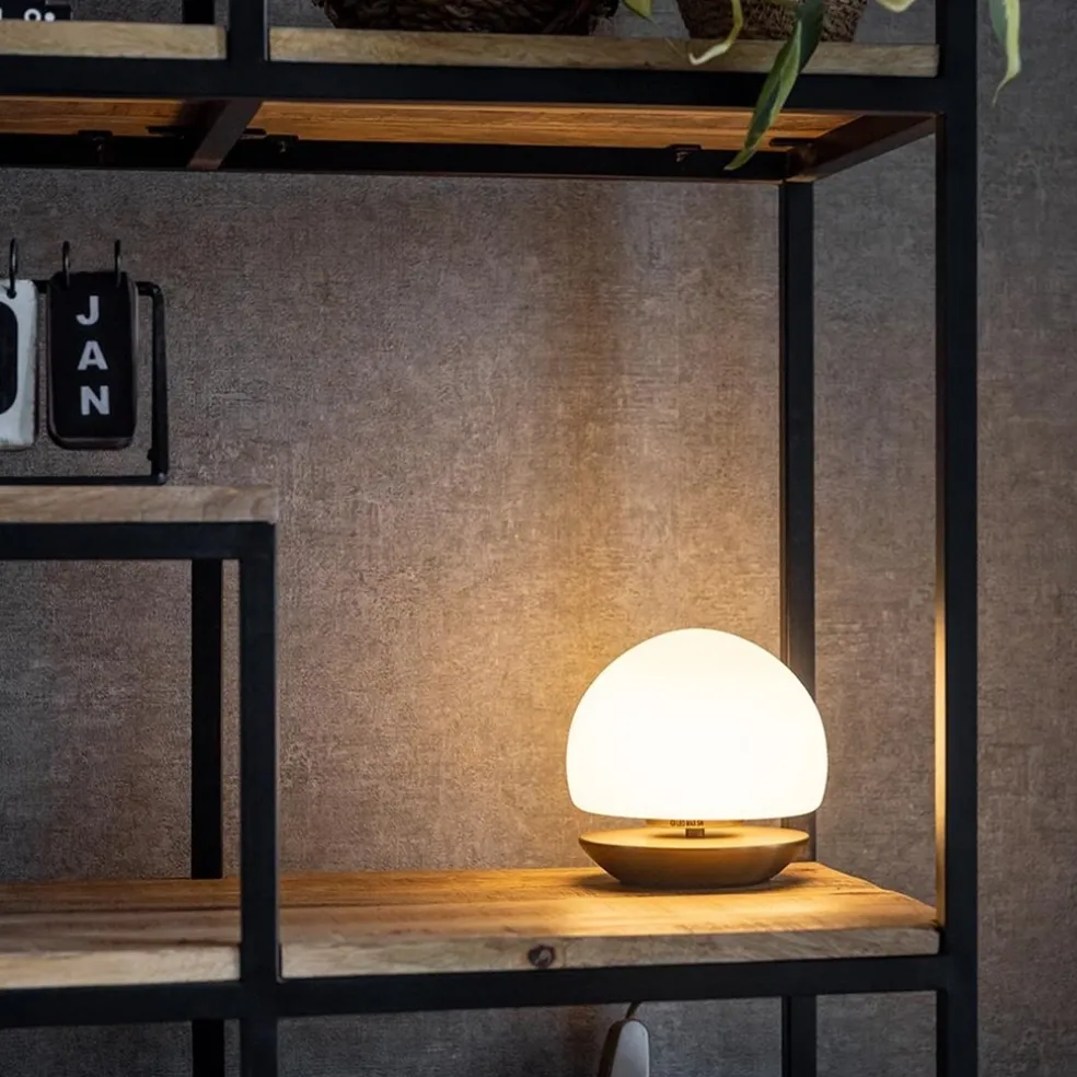 Discount Straluma Klassieke LED tafellamp brons dimbaar