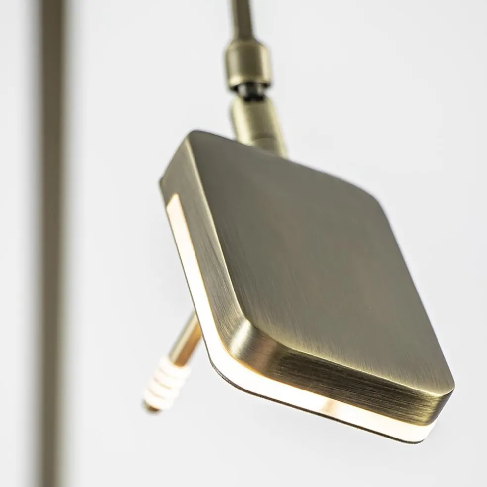 Clearance Straluma Klassieke leeslamp met dimbaar LED donker brons