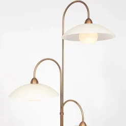 Shop Straluma Klassieke 3-lichts vloerlamp brons inclusief LED