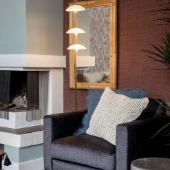 Shop Straluma Klassieke 3-lichts vloerlamp brons inclusief LED