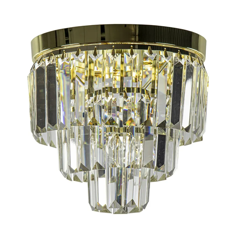 Cheap Straluma Klassieke plafondlamp goud met helder glas