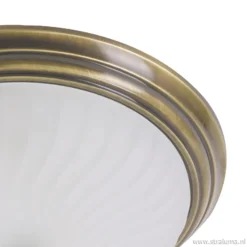 Shop Straluma klassieke plafonnière Brons/glas
