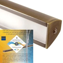 Discount Straluma Klassieke schilderij wandlamp brons met LED