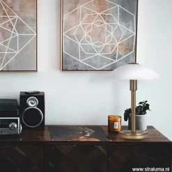 Flash Sale Straluma Klassieke tafellamp brons touchdimmer