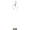 Hot Straluma Klassieke vloerlamp brons met wit gevlamd glas en dimbaar LED