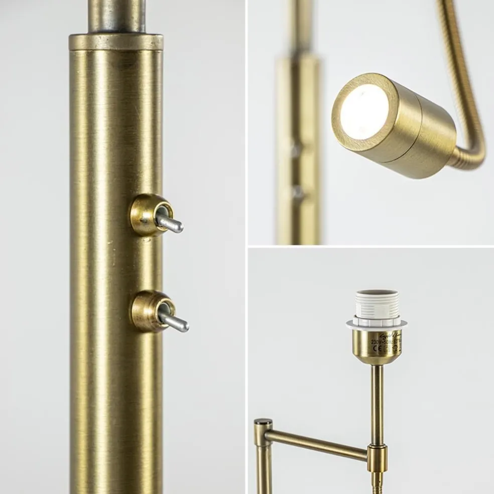 Store Straluma Klassieke vloerlamp met leesarm Calgary Light and Living