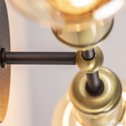 Store Straluma Klassieke wandlamp zwart-antiek brons