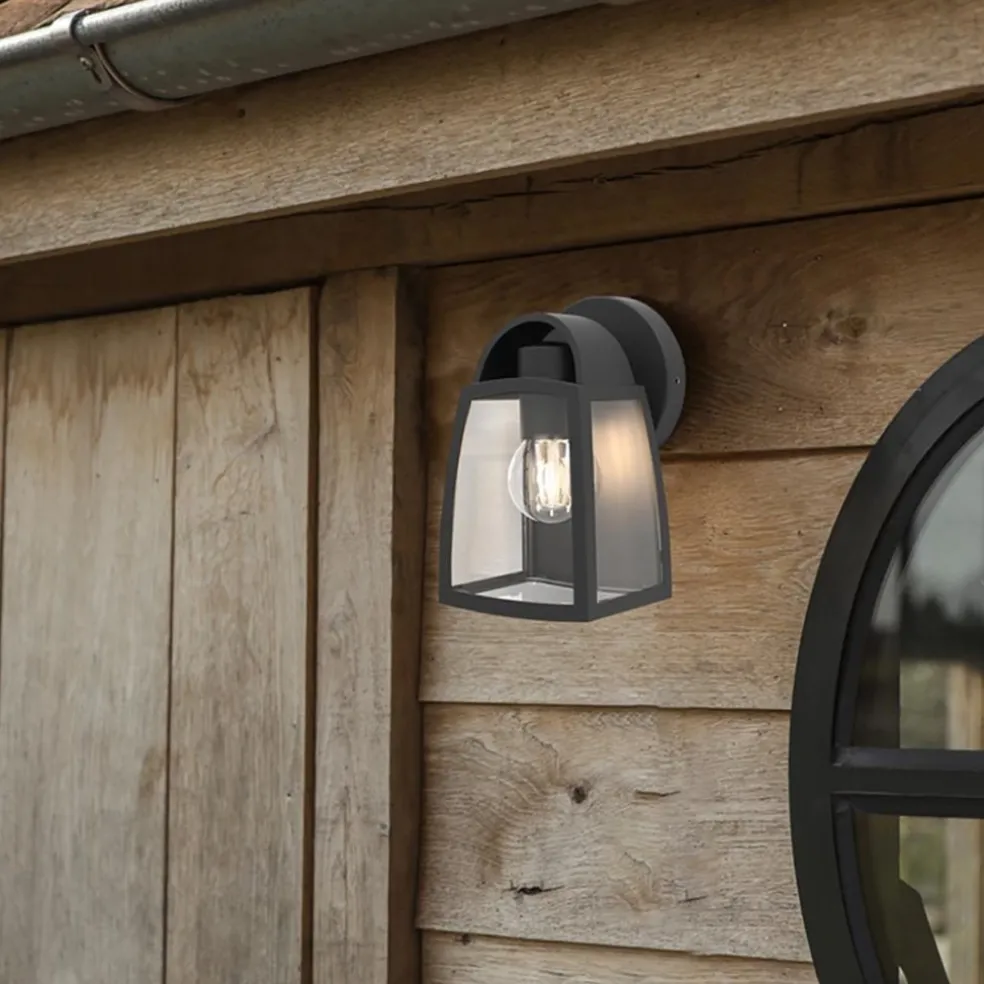 Flash Sale Straluma Kleine buitenlamp lantaarn wand mat zwart