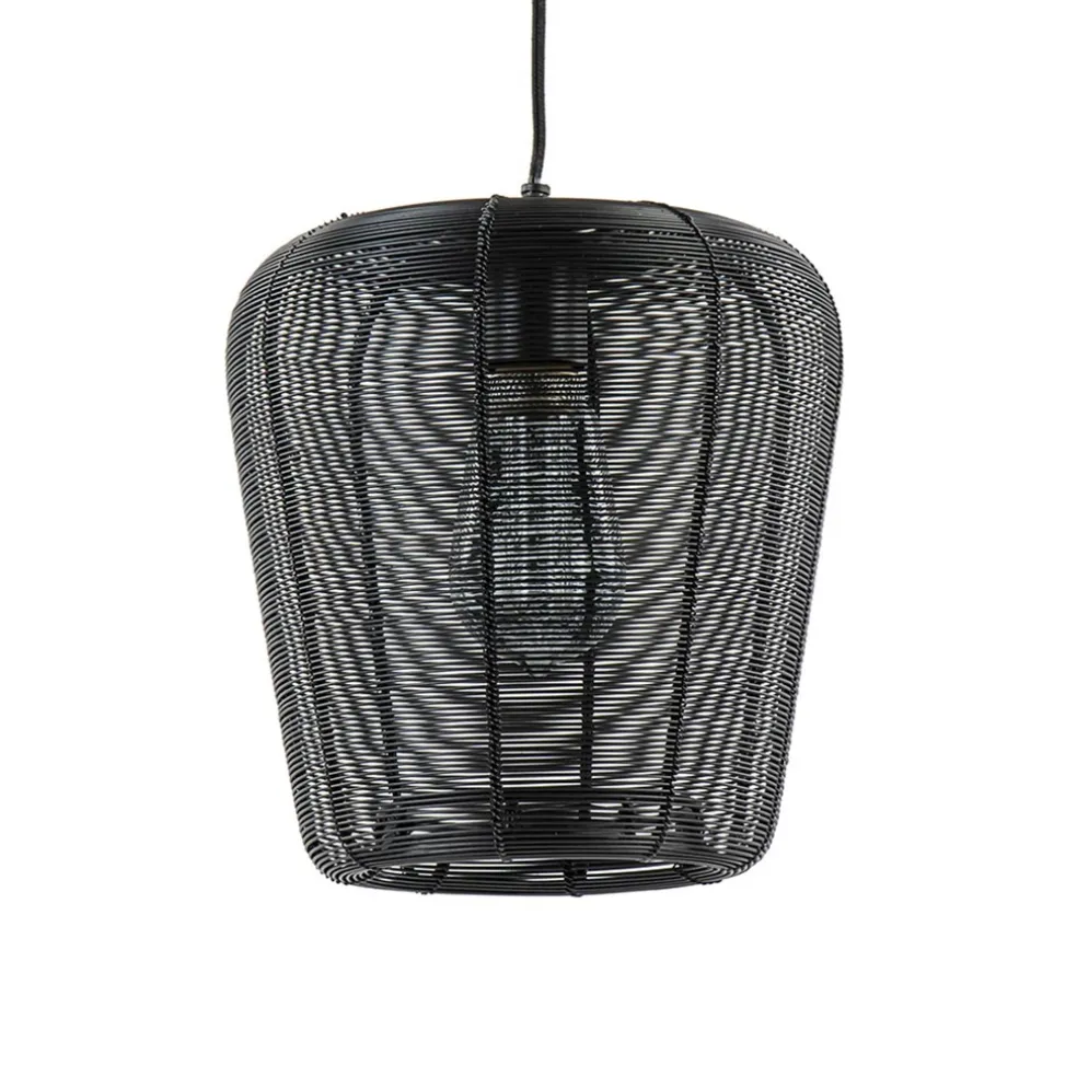 Shop Straluma Kleine draad hanglamp Adeta mat zwart