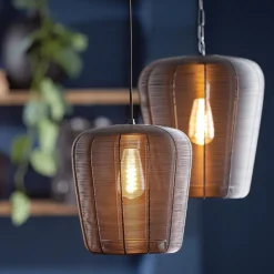 Shop Straluma Kleine draad hanglamp Adeta mat zwart