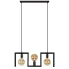 Shop Straluma Kleine eettafel hanglamp zwart frame