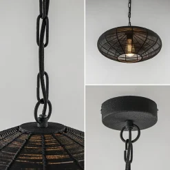 Cheap Straluma Kleine hanglamp Bahoto mat zwart L&L