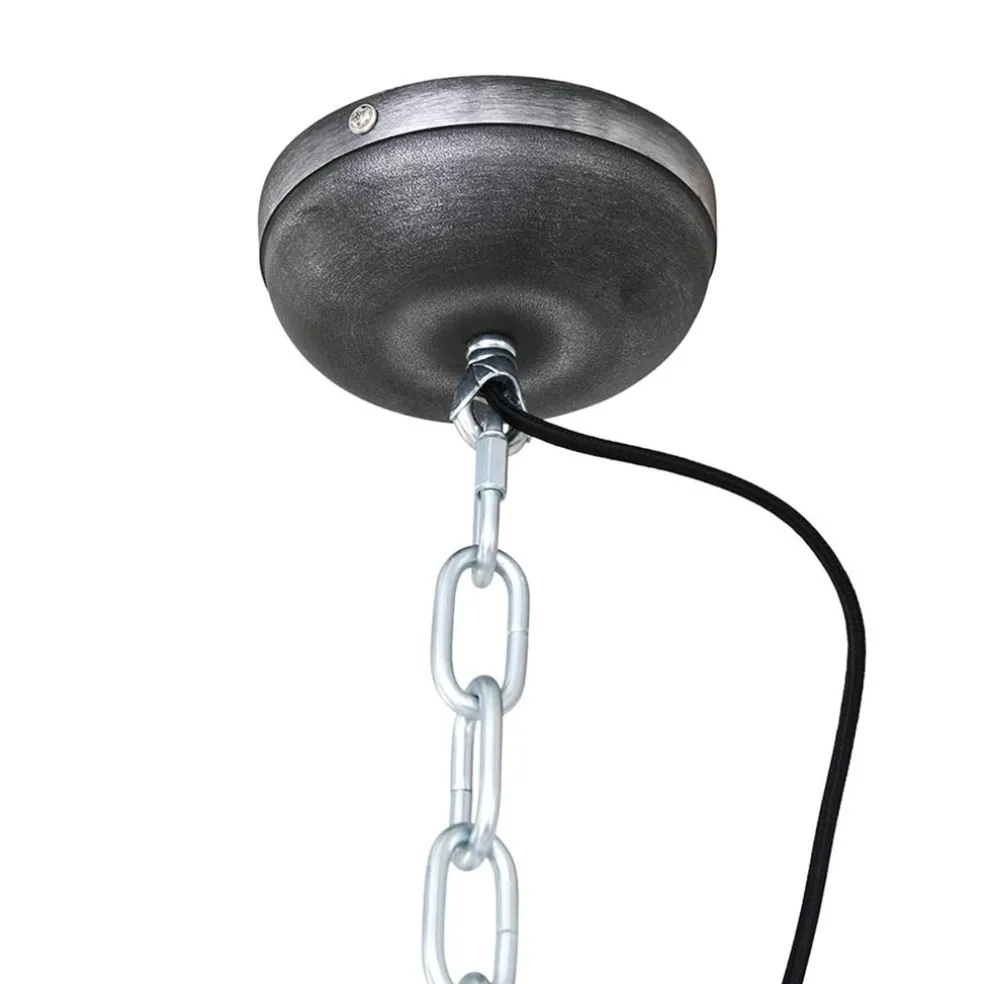 Outlet Straluma Kleine hanglamp Bikkel zwart industrieel