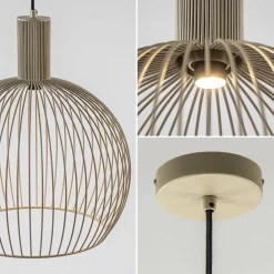 Discount Straluma Kleine hanglamp draad mat zand