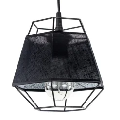 Cheap Straluma Kleine hanglamp draad zwart met stof