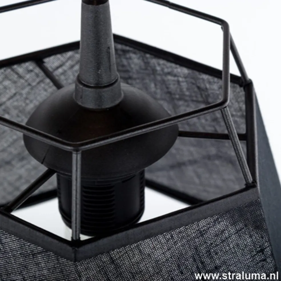 Cheap Straluma Kleine hanglamp draad zwart met stof