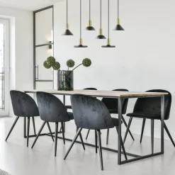 Store Straluma Kleine hanglamp driehoek zwart met brons