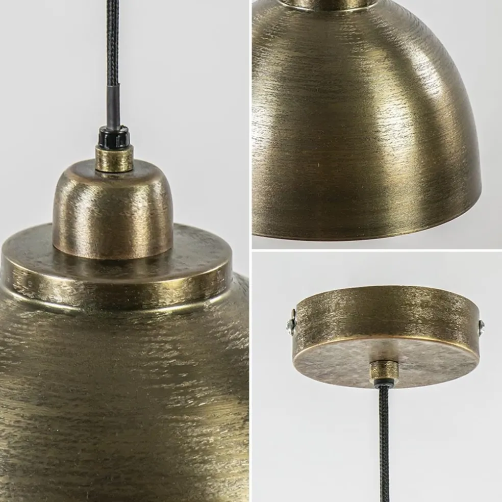 New Straluma Kleine hanglamp Kylie oud brons 30 cm