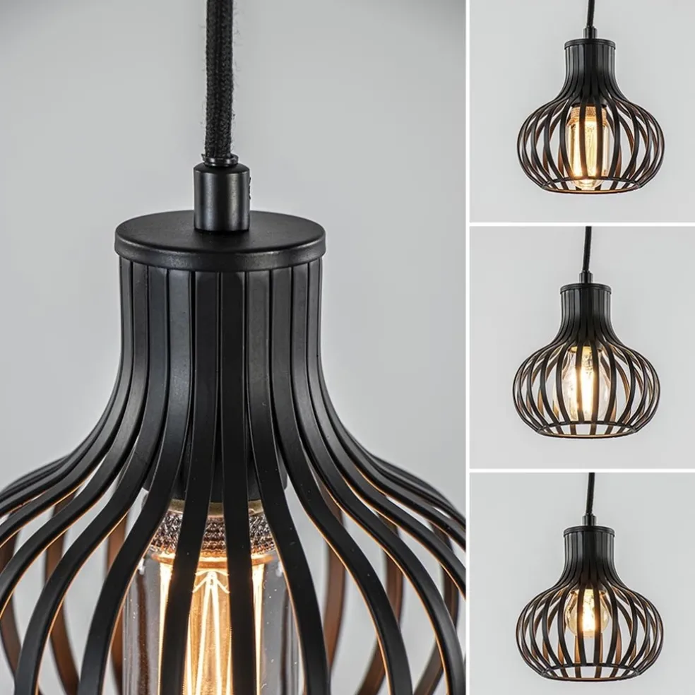 Sale Straluma Kleine hanglamp onion mat zwart