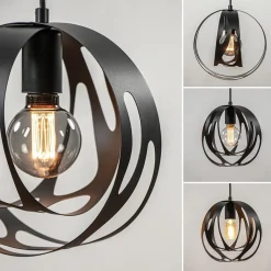 Cheap Straluma Kleine hanglamp rond mat zwart