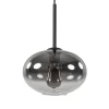 Shop Straluma Kleine hanglamp smoke glas gradient met zwart