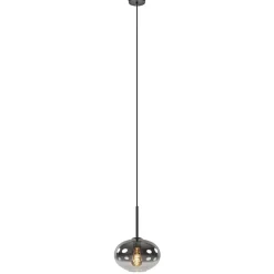 Shop Straluma Kleine hanglamp smoke glas gradient met zwart