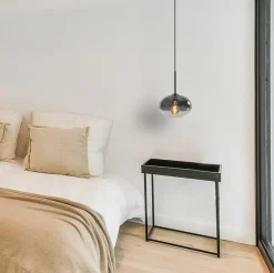 Shop Straluma Kleine hanglamp smoke glas gradient met zwart