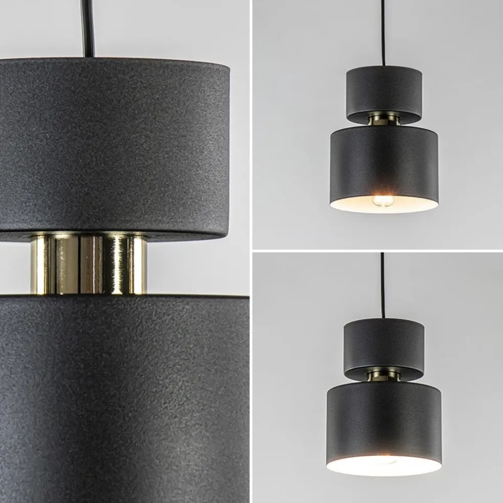 Flash Sale Straluma Kleine hanglamp zwart met goud accent