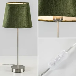 Cheap Straluma Kleine lampvoet Houston nikkel exclusief kap
