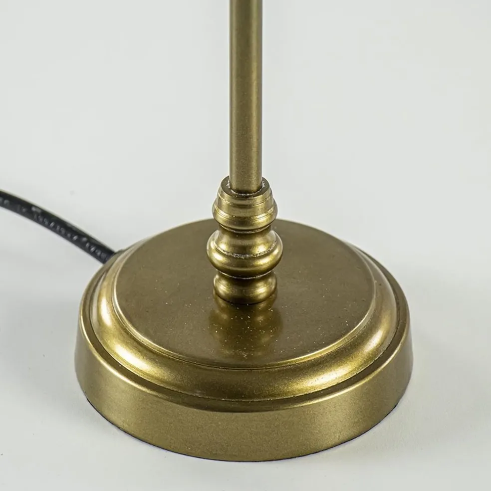 Discount Straluma Kleine lampvoet Ramses antiek brons