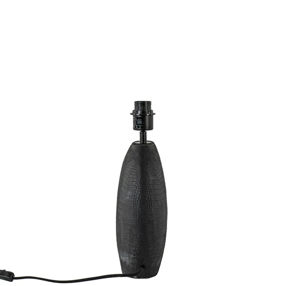 Fashion Straluma Kleine lampvoet Skeld mat zwart