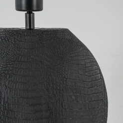 Fashion Straluma Kleine lampvoet Skeld mat zwart