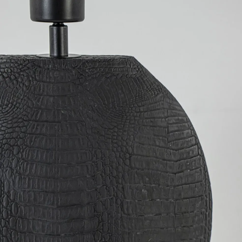 Fashion Straluma Kleine lampvoet Skeld mat zwart