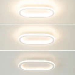 New Straluma Kleine LED plafondlamp wit 3-standen dimbaar