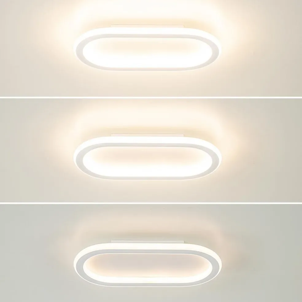 New Straluma Kleine LED plafondlamp wit 3-standen dimbaar