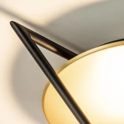 Flash Sale Straluma Kleine LED plafondlamp zwart met goud