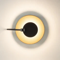 Flash Sale Straluma Kleine LED plafondlamp zwart met goud