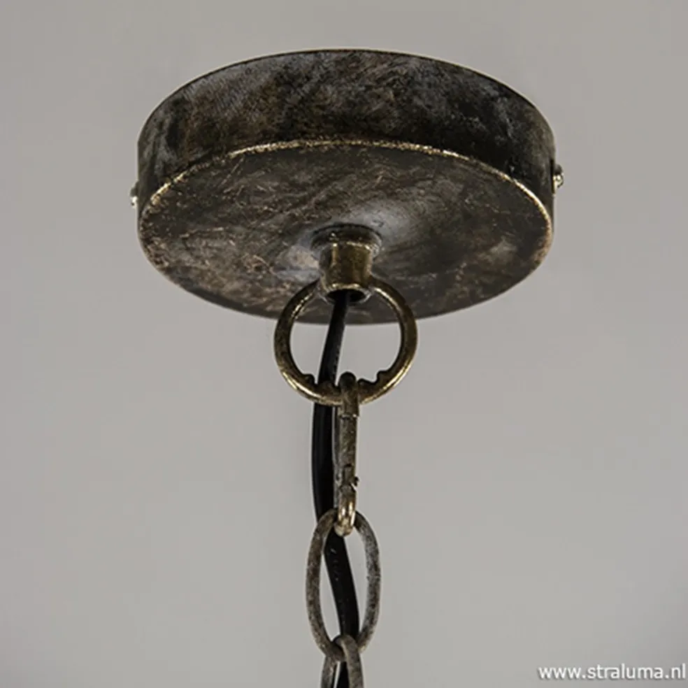 Outlet Straluma Kleine oosterse hanglamp Kadiri brons